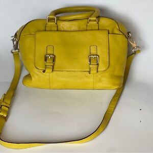 Yellow Leather Handbag